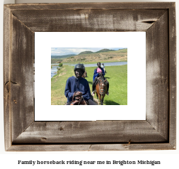 family horseback riding near me in Brighton, Michigan